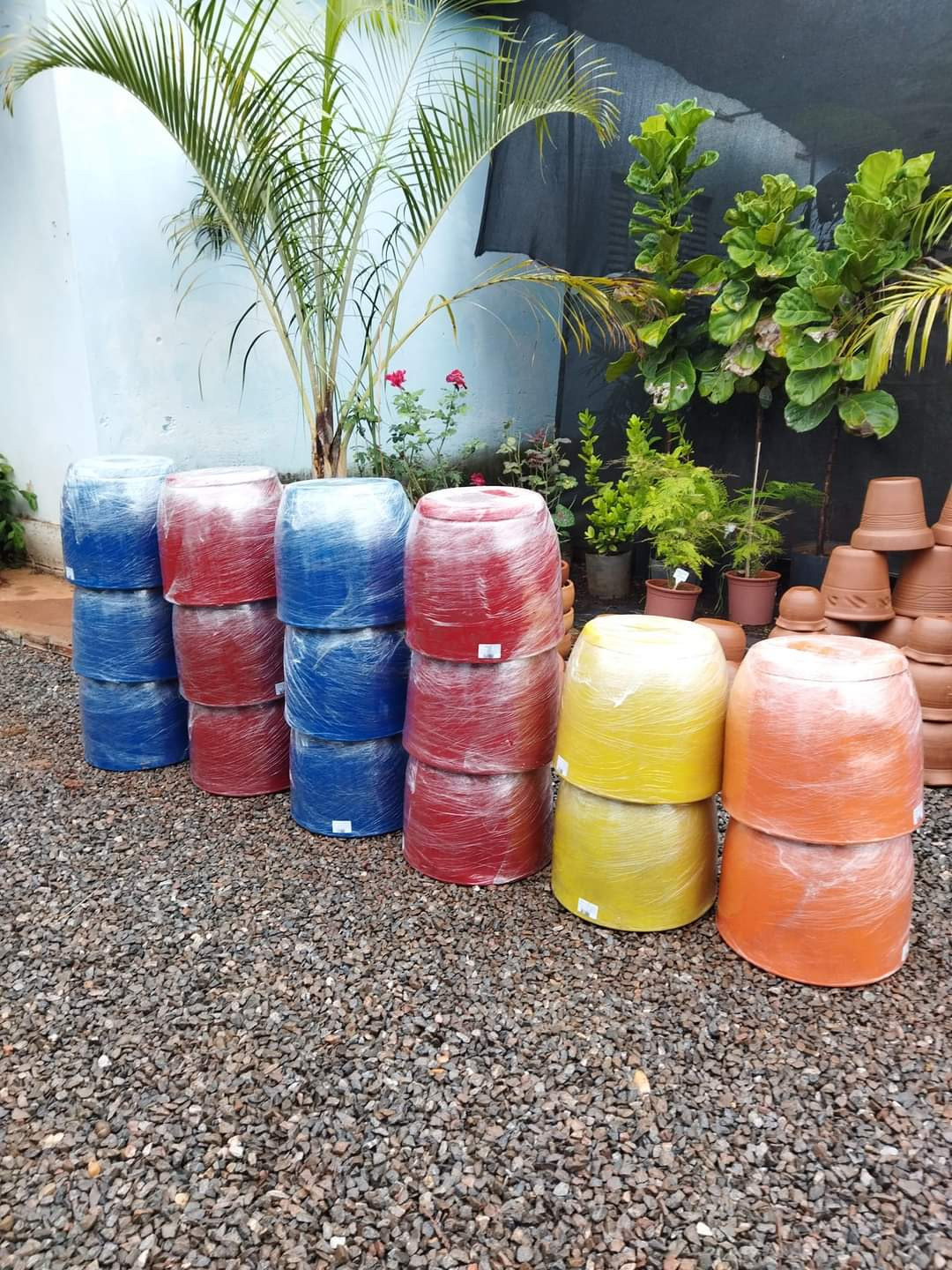 VASOS DE POLITIENO COLORIDO